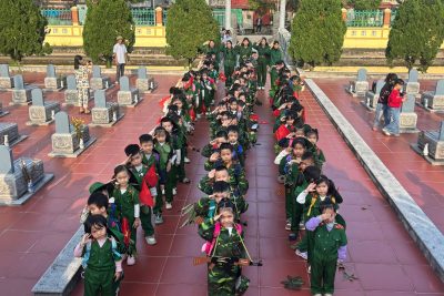 TRƯỜNG MẦM NON NGHĨA HỒNG TỔ CHỨC CHUỖI HOẠT ĐỘNG TRẢI NGHIỆM CHÀO MỪNG NGÀY THÀNH LẬP QUÂN ĐỘI NHÂN DÂN VIỆT NAM